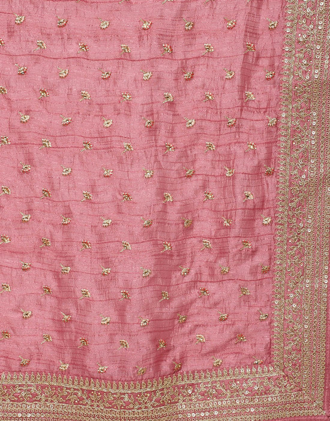 Dupi Silk Saree With Swaroski