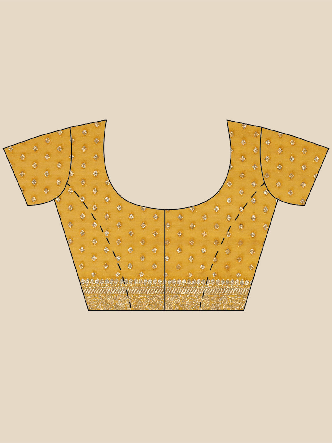 Zari Border Plain Crepe Saree