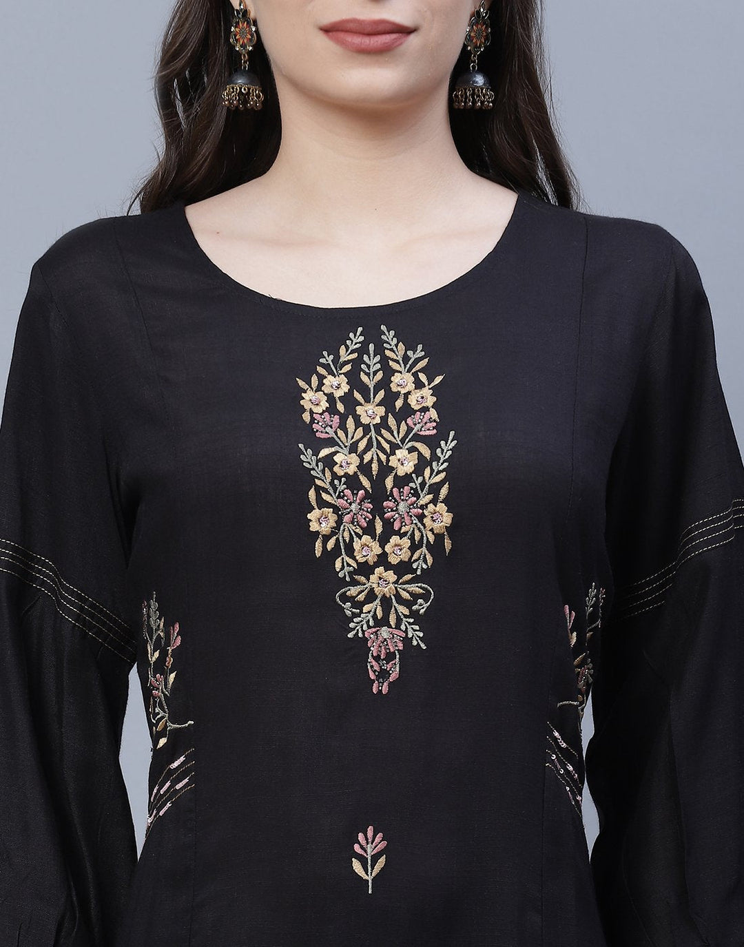 Cotton Embroidered Kurti