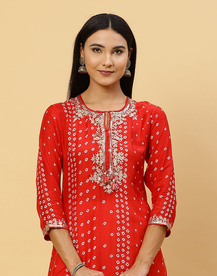 Printed Cotton Muslin Kurti