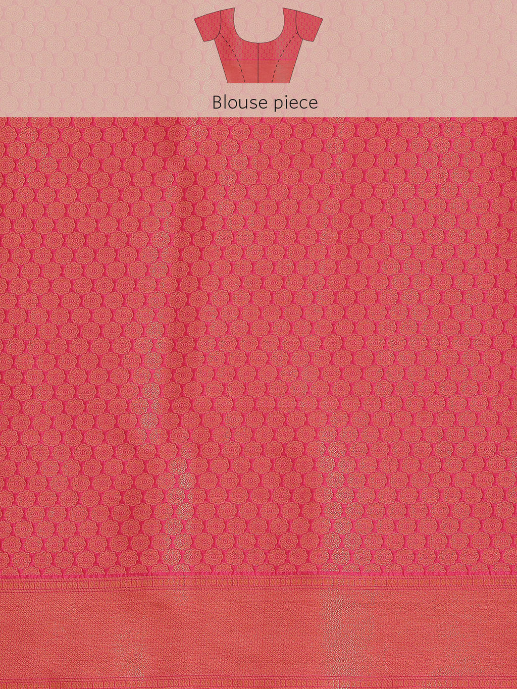 Brocade Zari Jaal Art Handloom Woven Saree