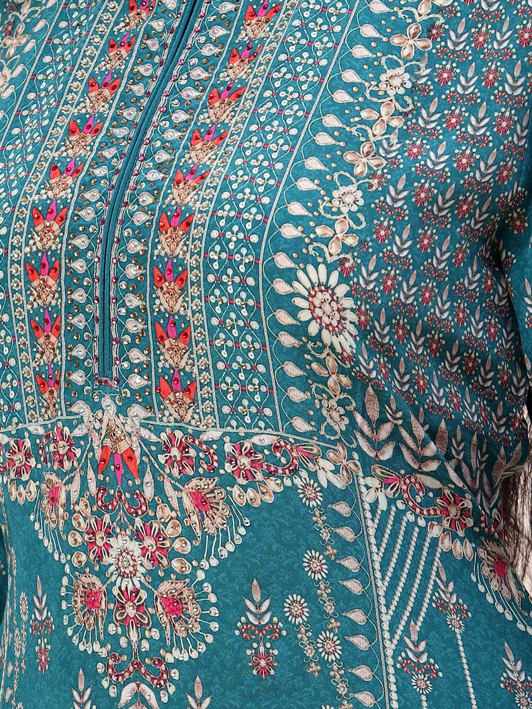 Digital Printed Crepe Kurta