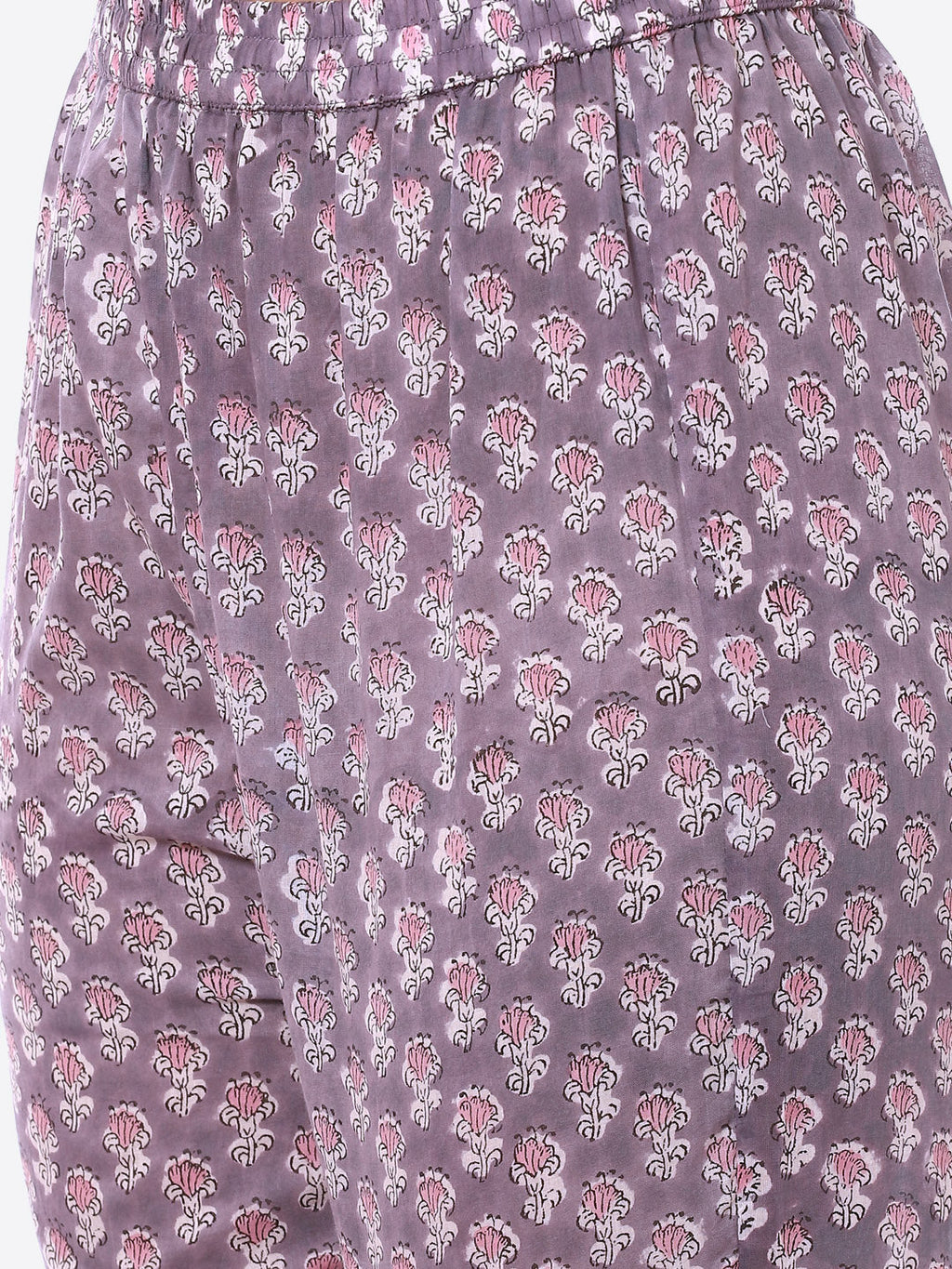 Floral Printed Cotton Kurta With Pant