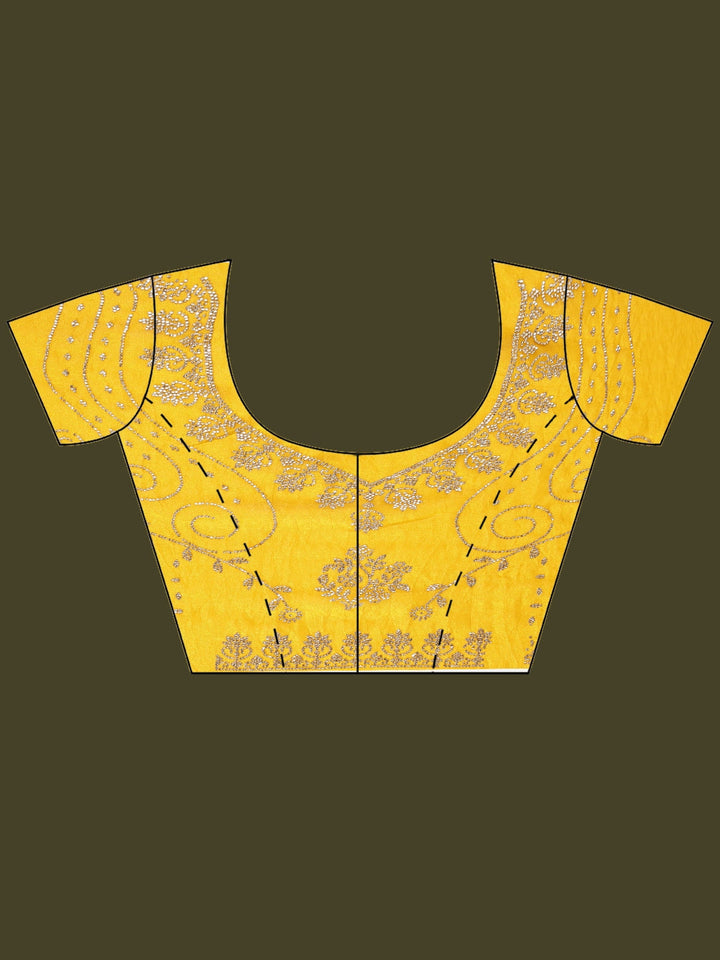 Embroidered Organza Saree