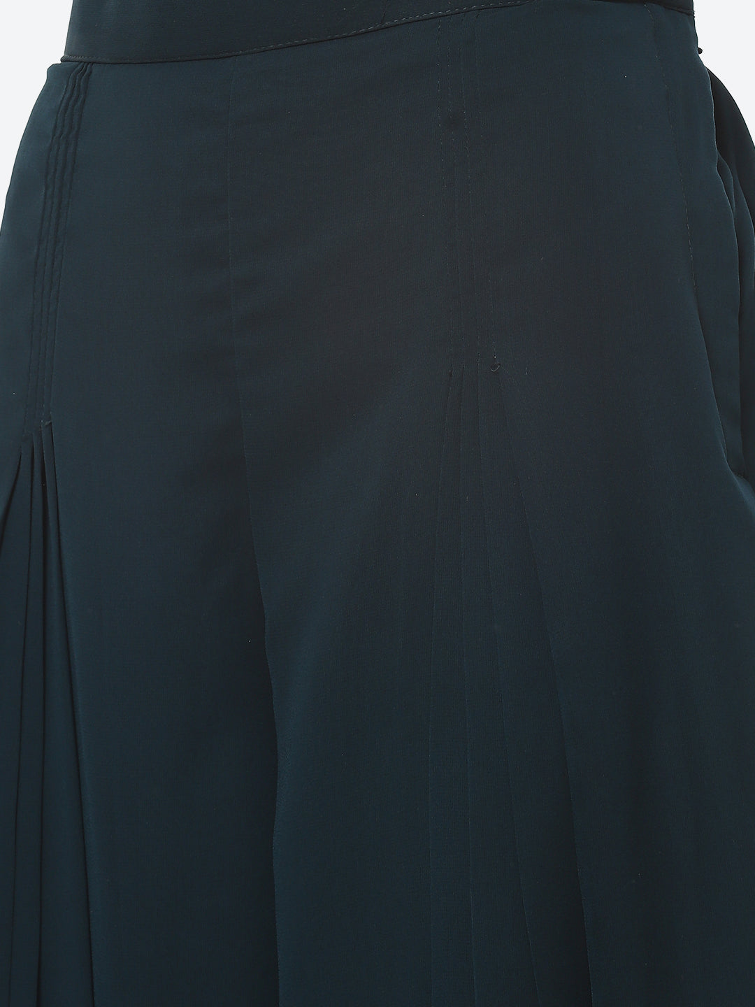 Sequin Embroidered Art Georgette Kurta With Palazzo &amp; Georgette Dupatta