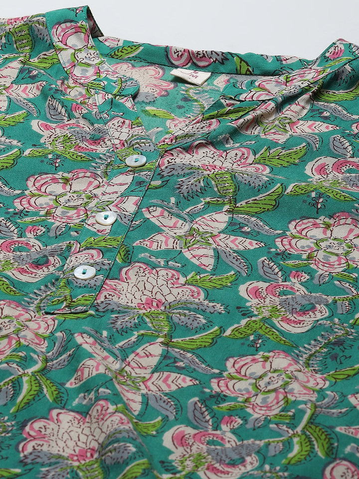 Printed Cotton Short Kurti