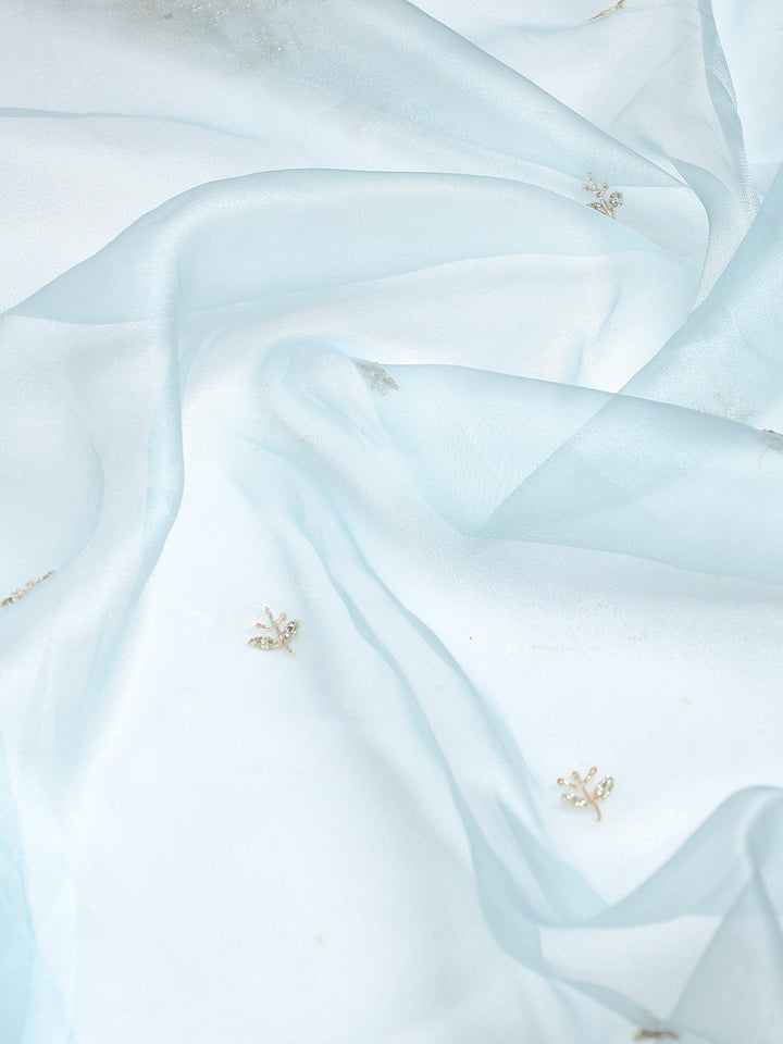 Sequence Embroidery Tissue Saree