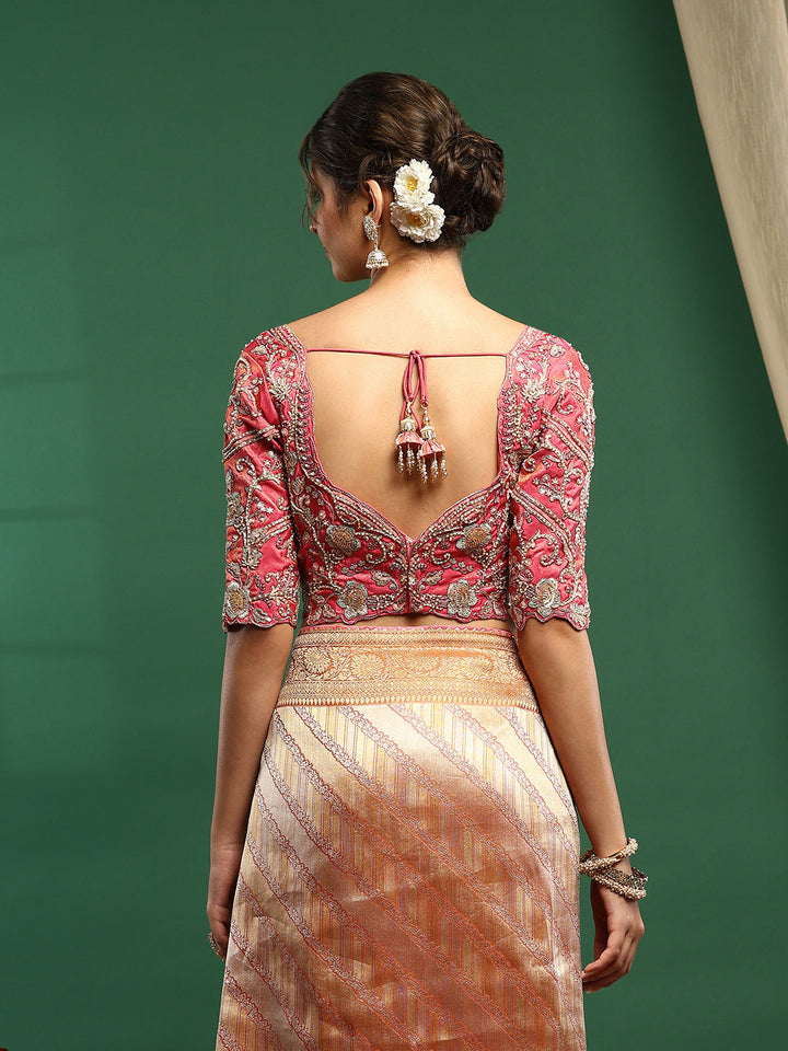 Embroidered Banarasi Saree