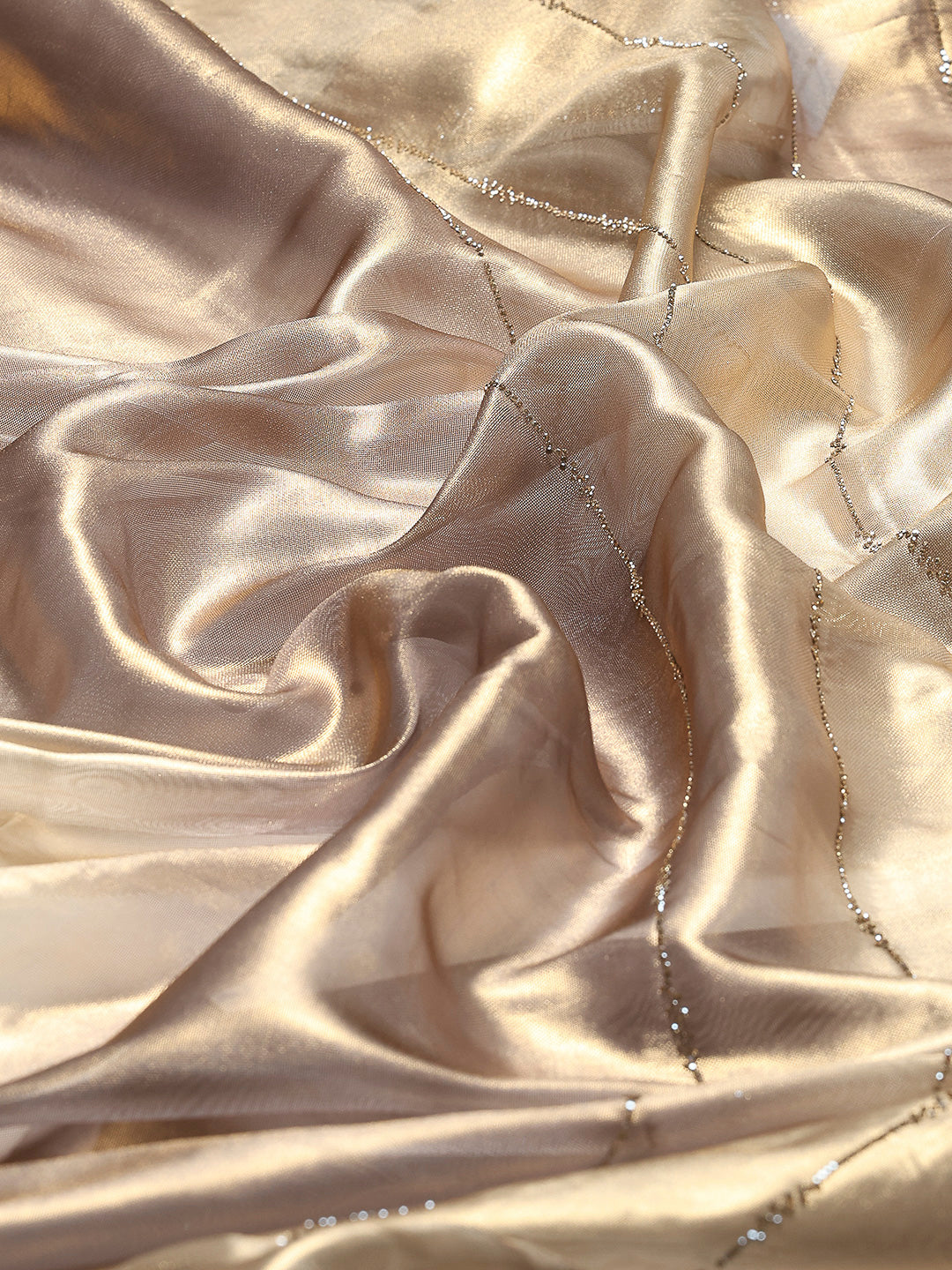Stone Embellished Tissue Saree