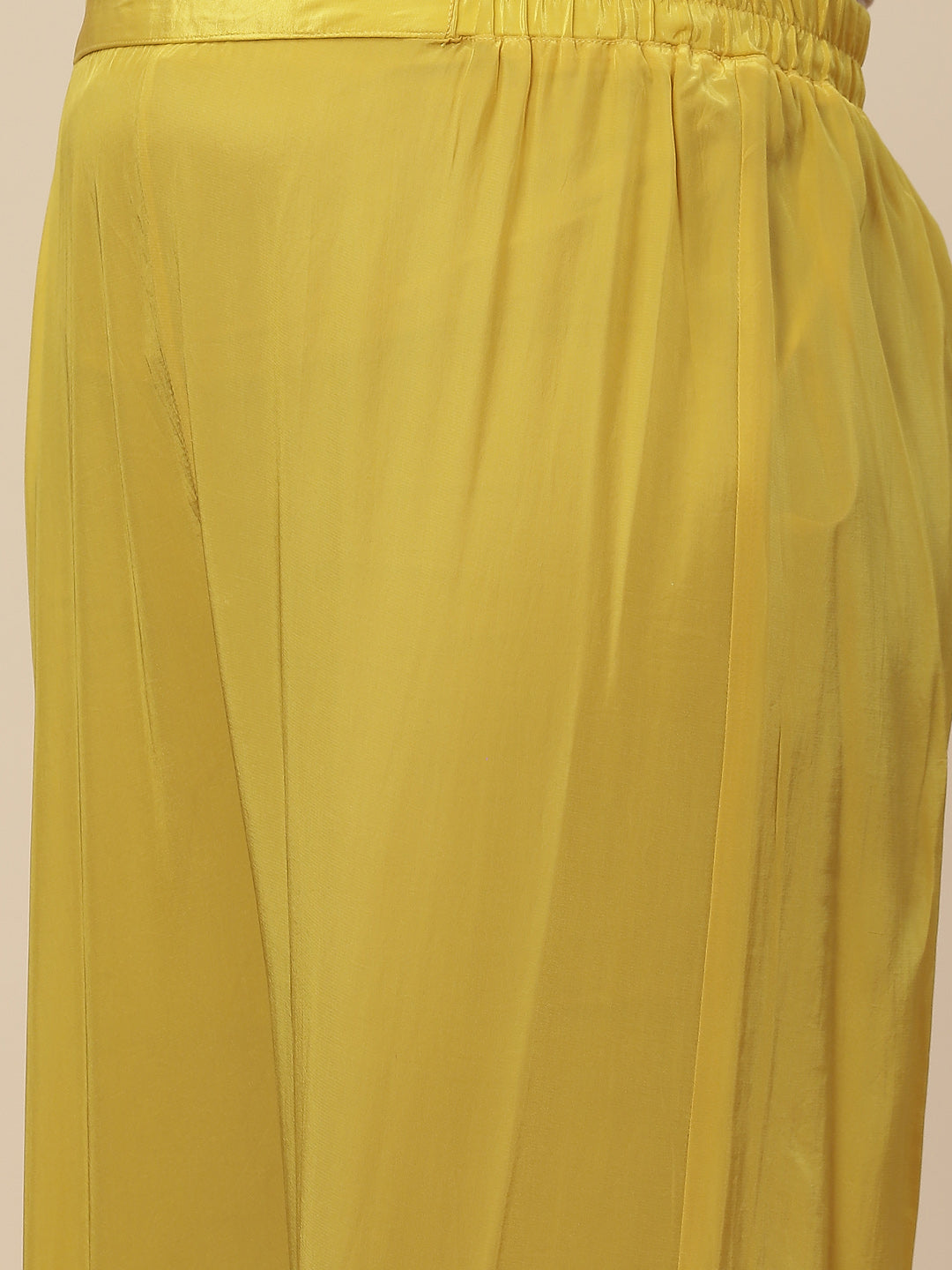 Sequin Printed Crepe Kurta With Pants