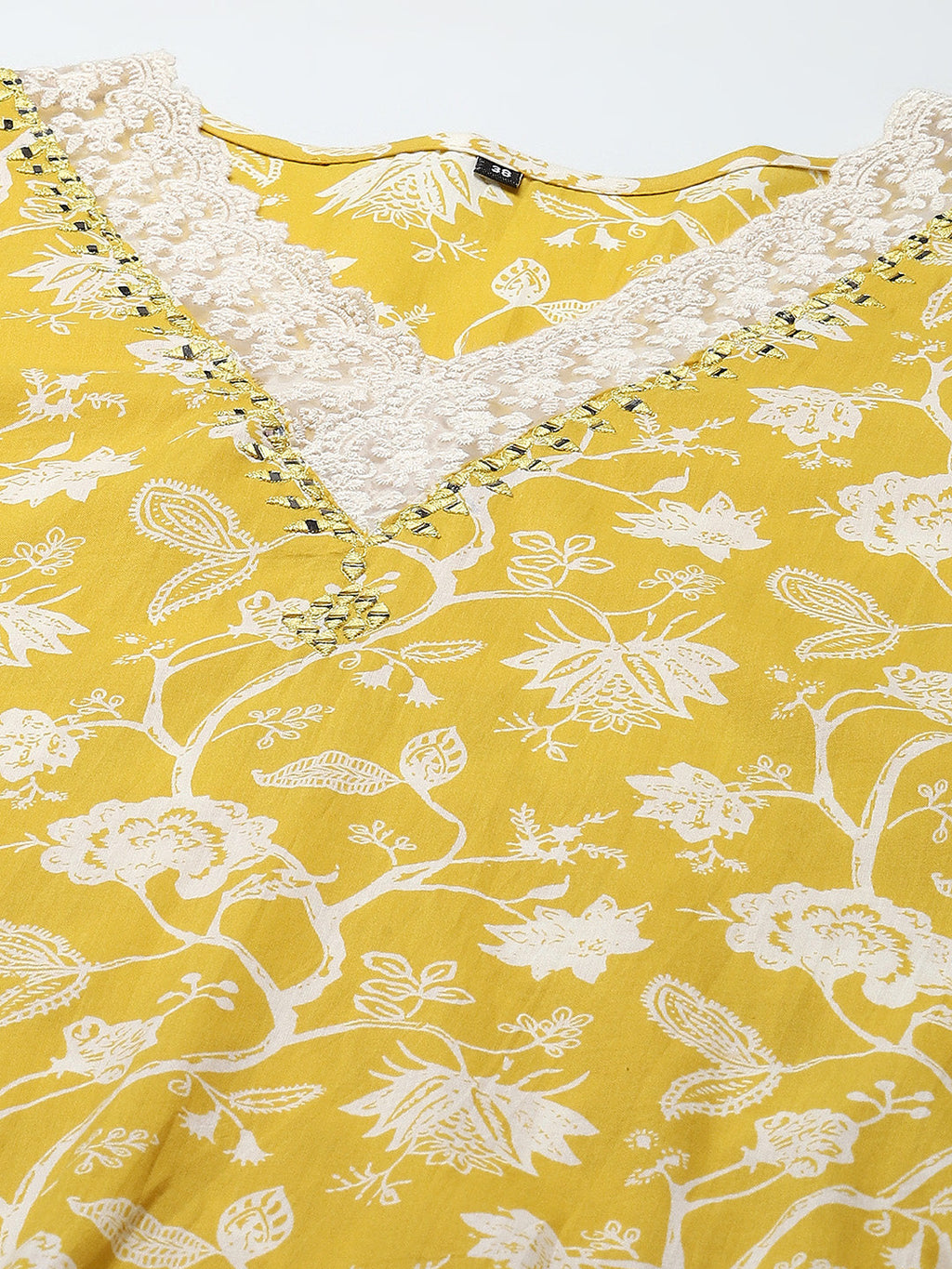 Printed Muslin Kurta With Pants