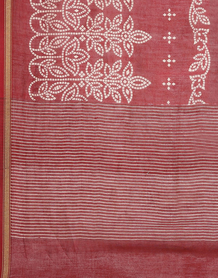Printed Chanderi Suit Piece