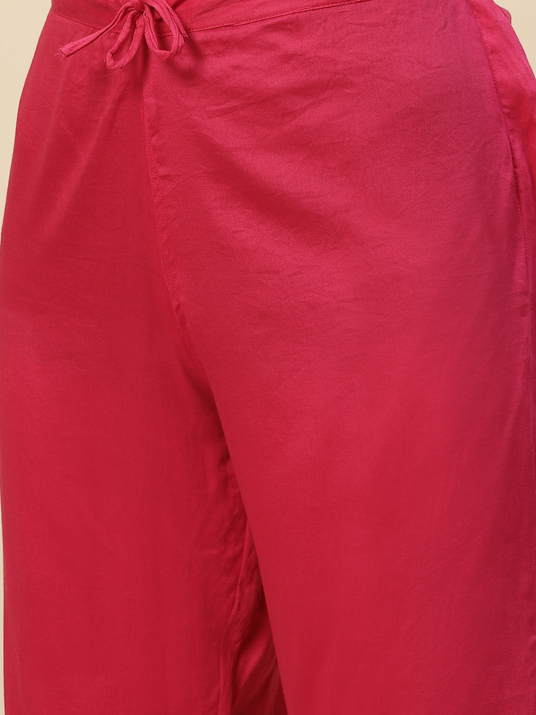 Resham Booti Cotton Kurta With Pants &amp; Dupatta