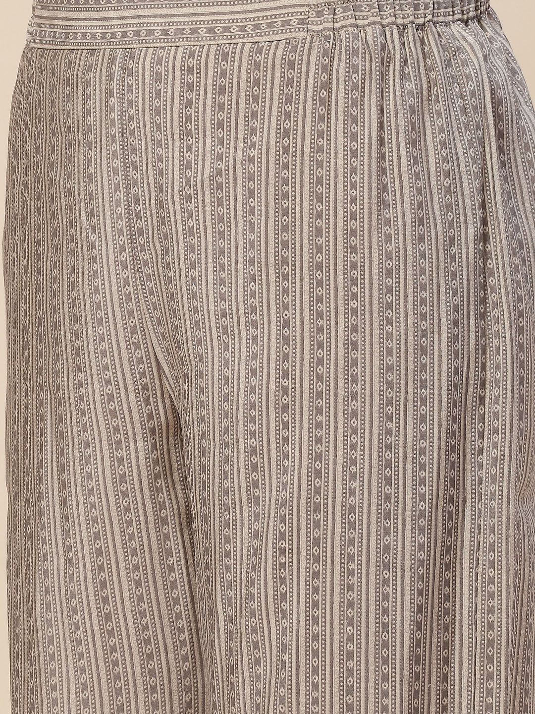 Printed Crepe Kurta With Palazzo