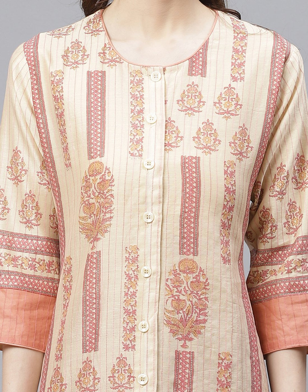 Straight Chanderi Kurta