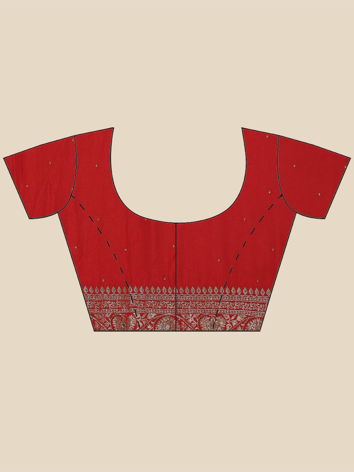 Embroidered Banarsi Saree