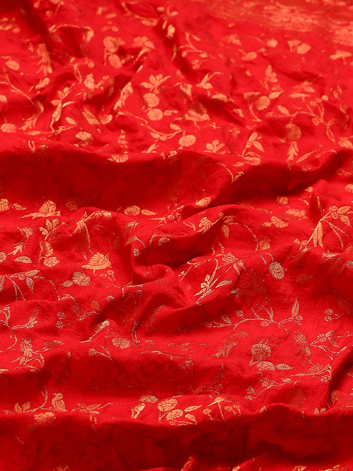 Zaari Jaal Crepe Saree