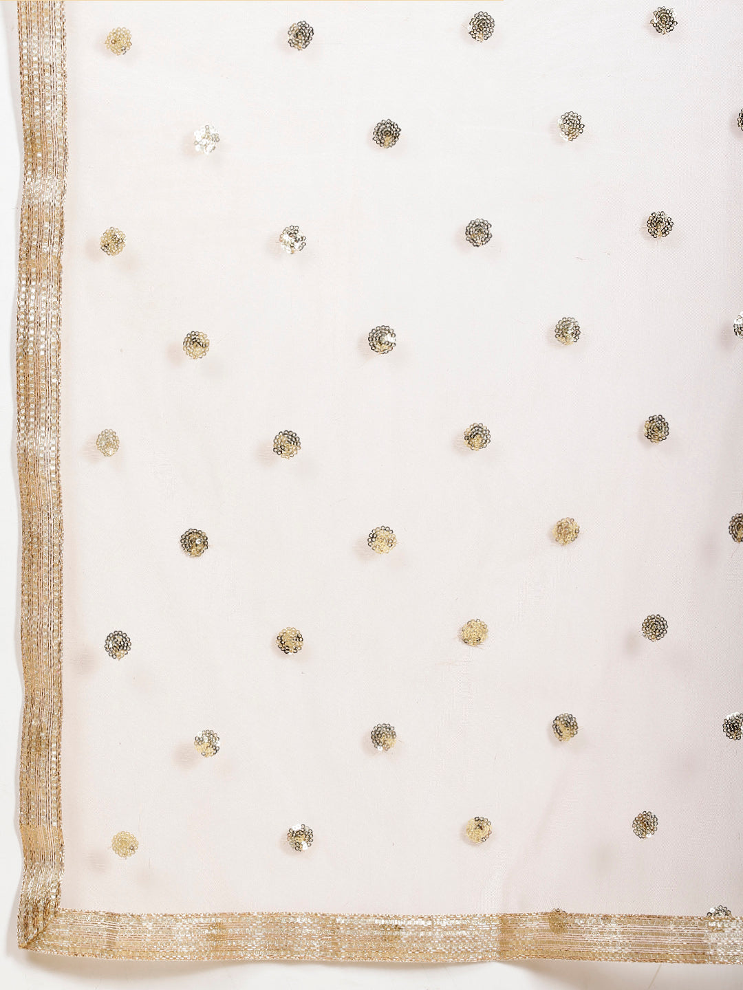 Sequin Georgette Kurta With Garara &amp; Dupatta