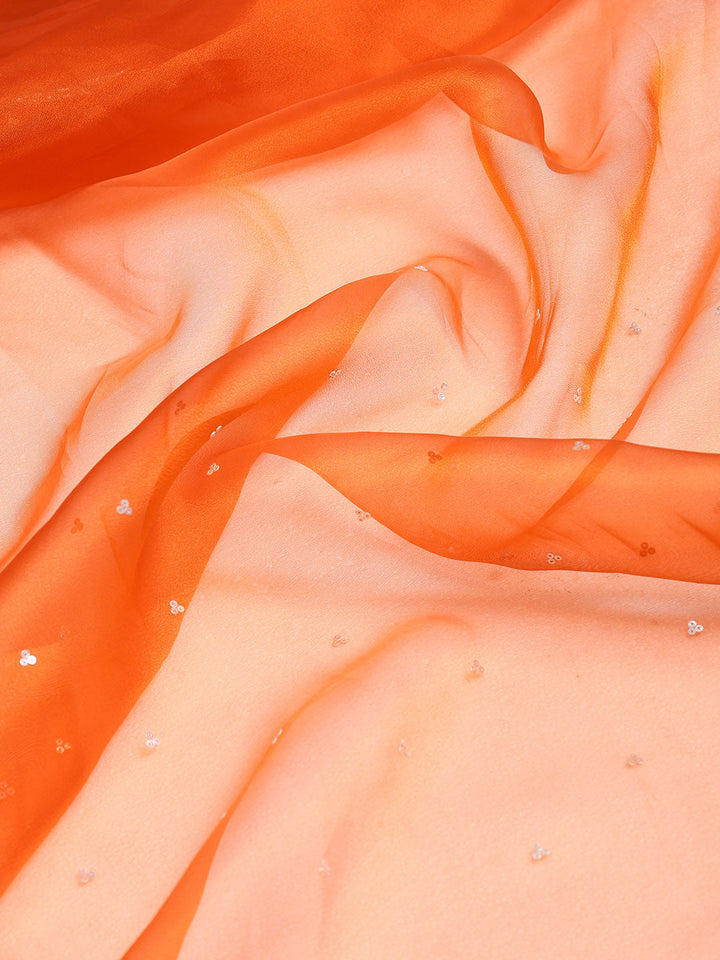 Sequence Embroidery Tissue Saree