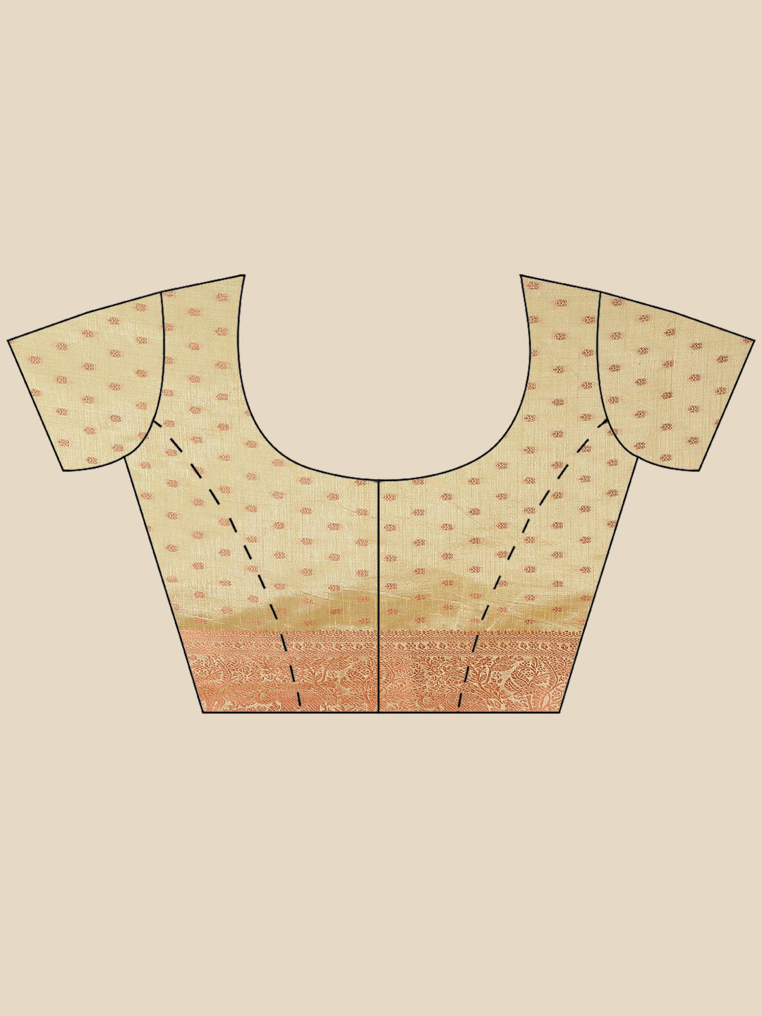 Zari Booti Woven Handloom Saree
