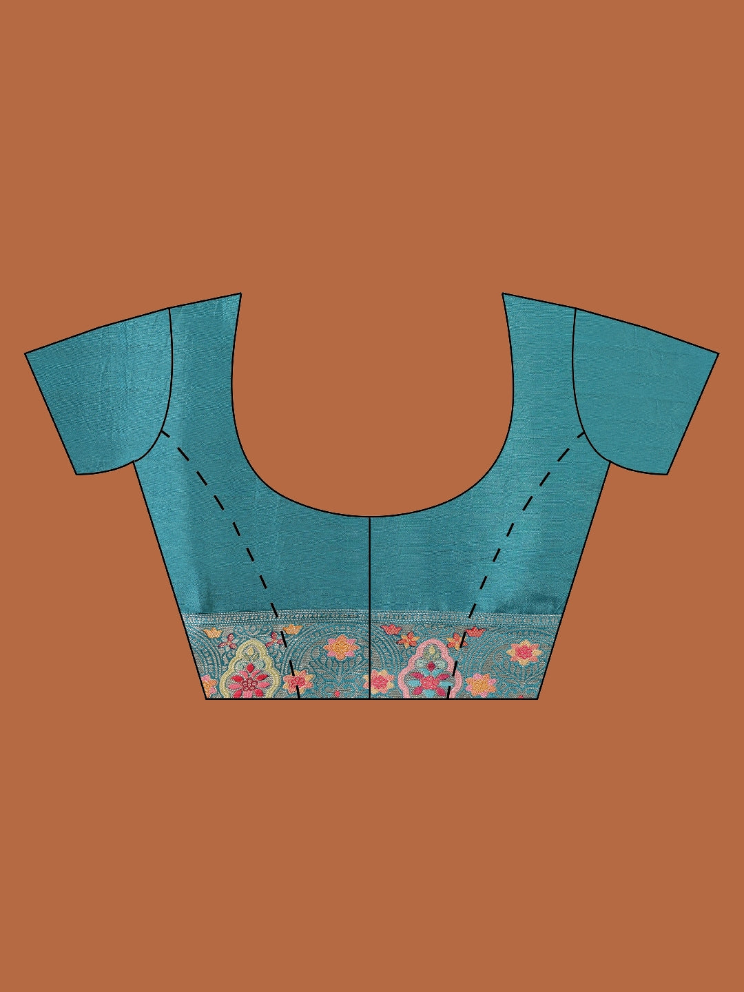 Woven Design Satin Saree