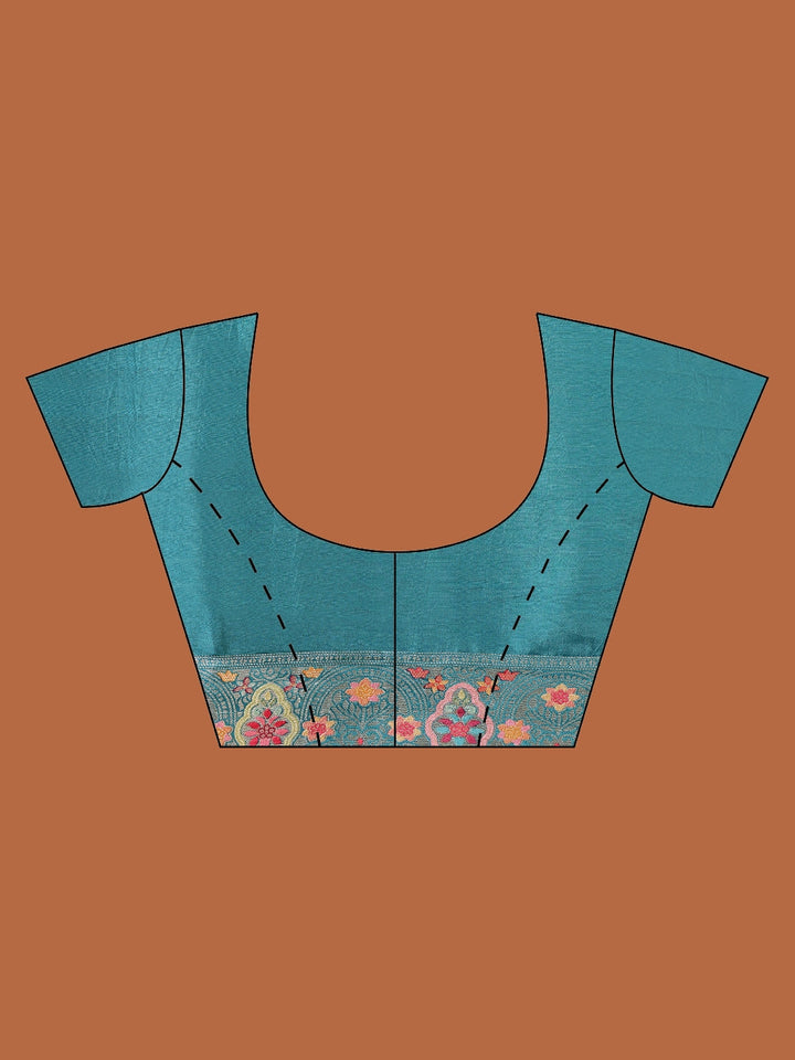 Woven Design Satin Saree