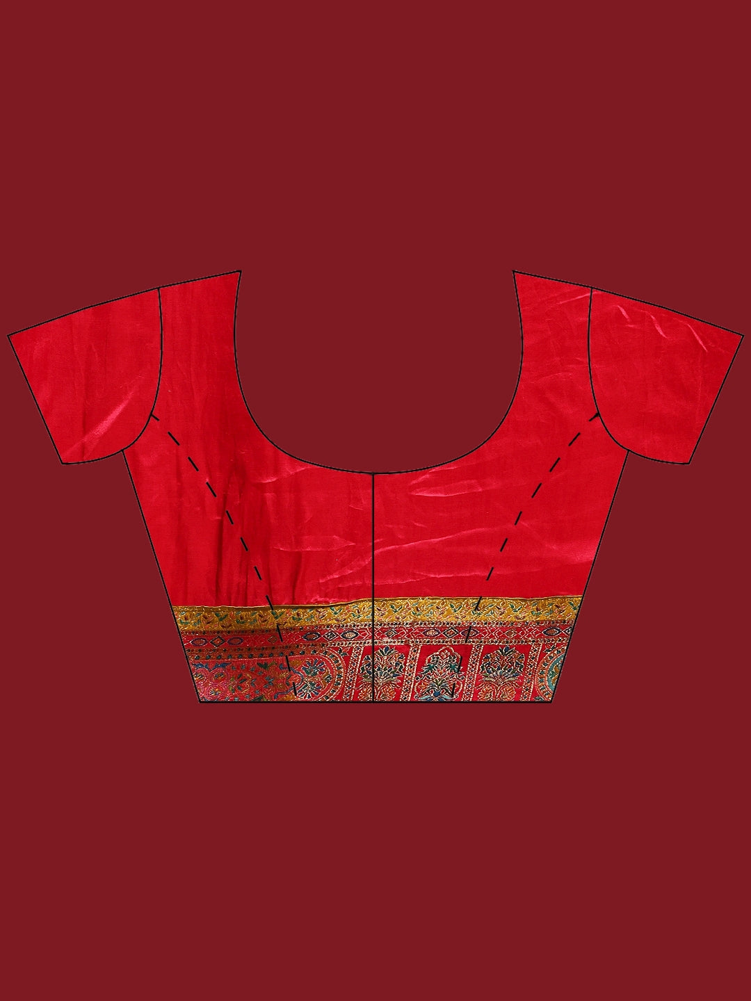 Woven Design Satin Saree