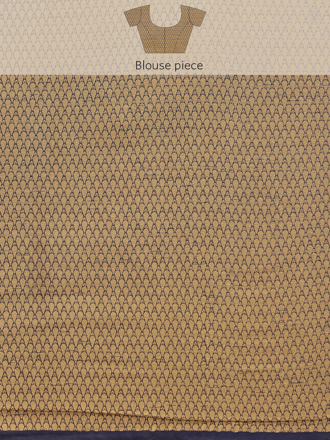 Brocade  Art Handloom Saree with Zari Border