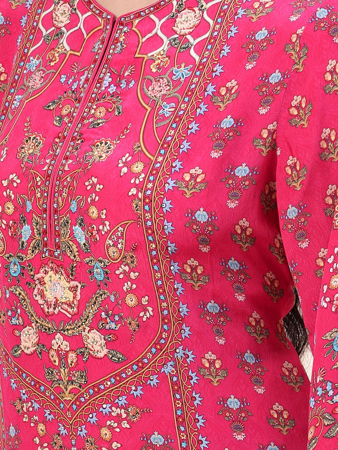 Digital Printed Crepe Kurta