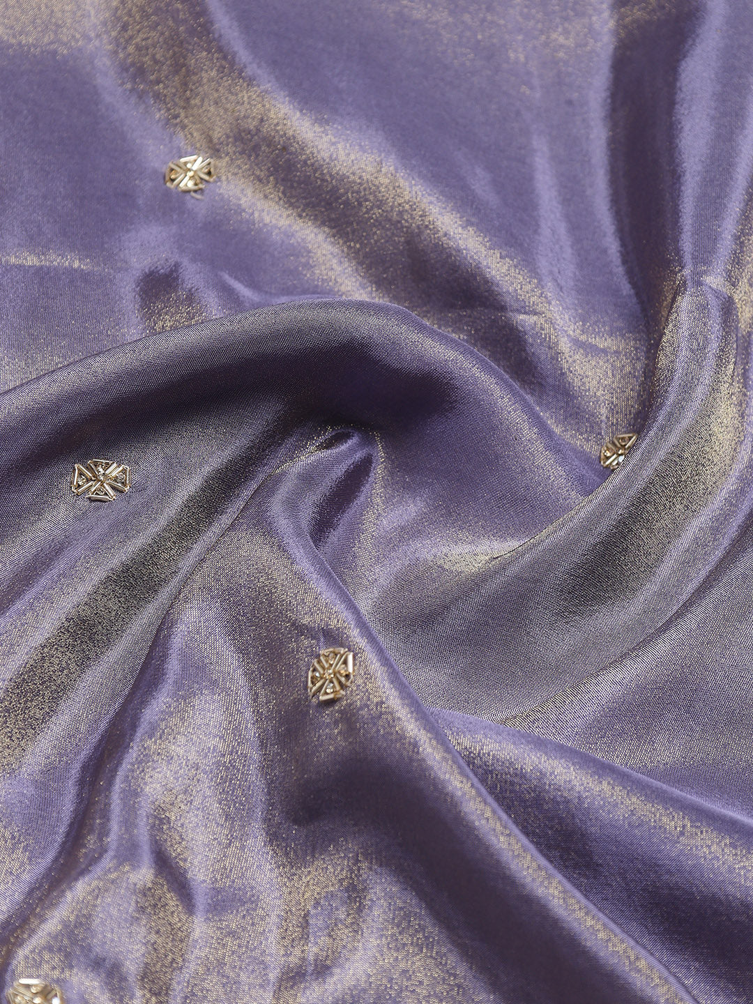Stone Embroidery Tissue Saree