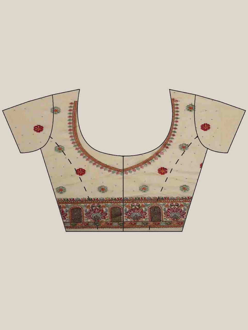 Embroidered Georgette Saree