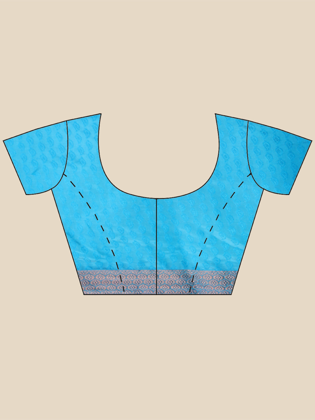 Plain Zari Border Handloom Woven Saree