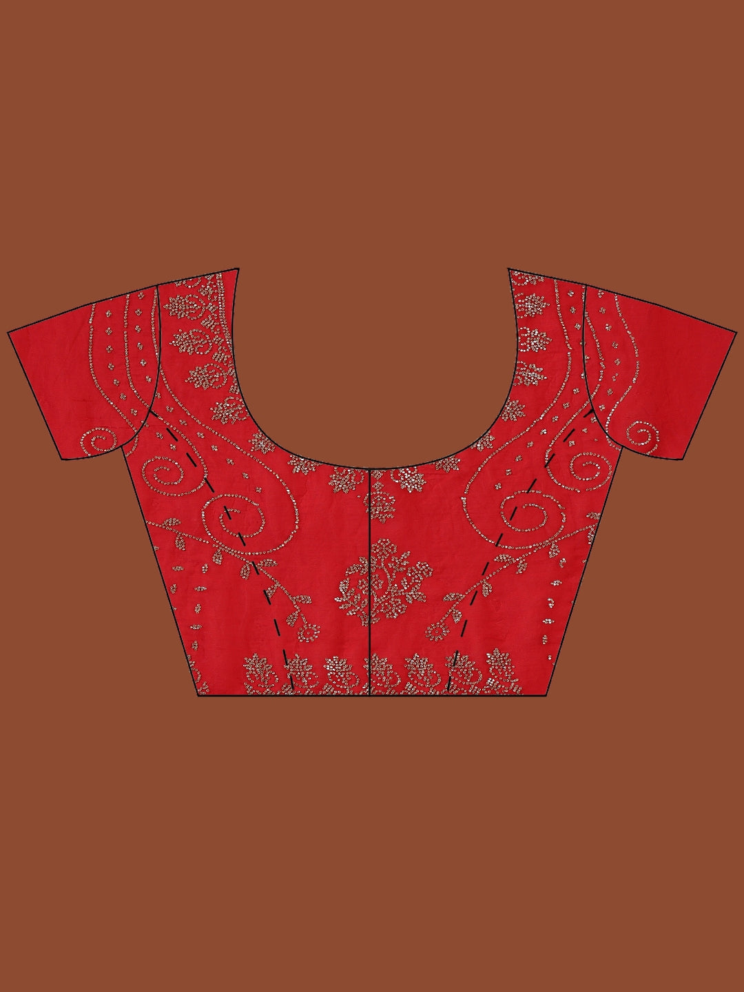 Embroidered Organza Saree