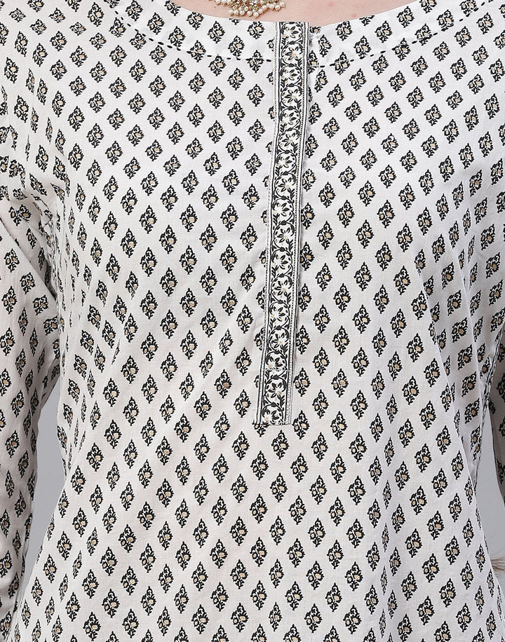 Cotton Printed Kurti With Pant