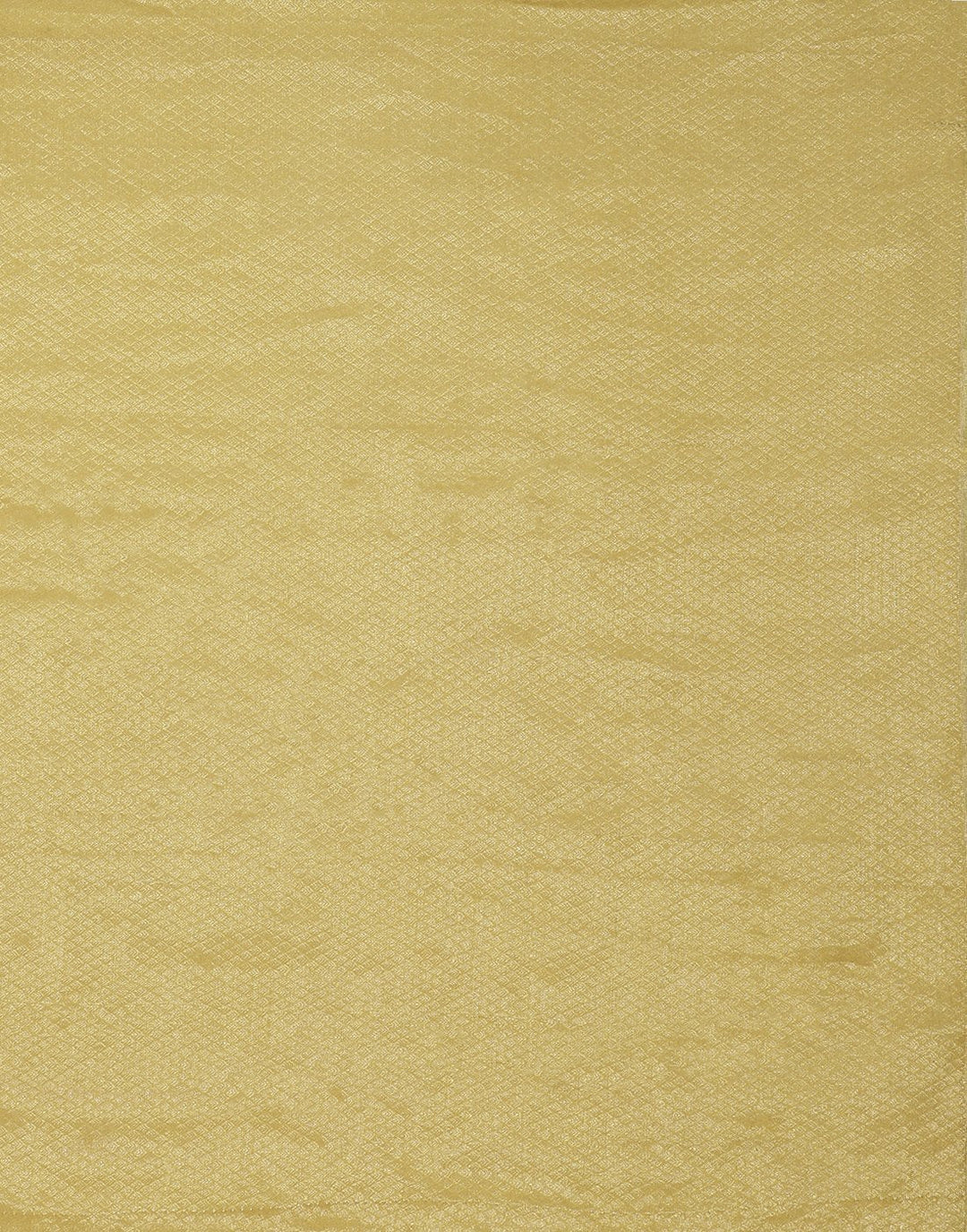 MBZ Meena Bazaar-Yellow Chiffon Saree