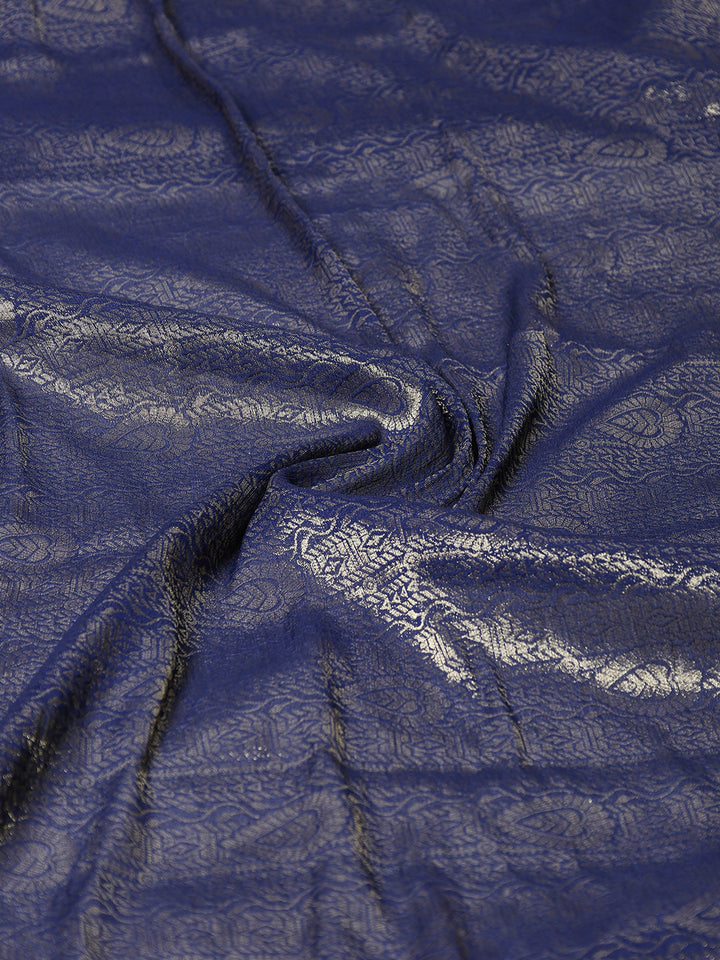 Zari Jaal Woven Crepe Saree