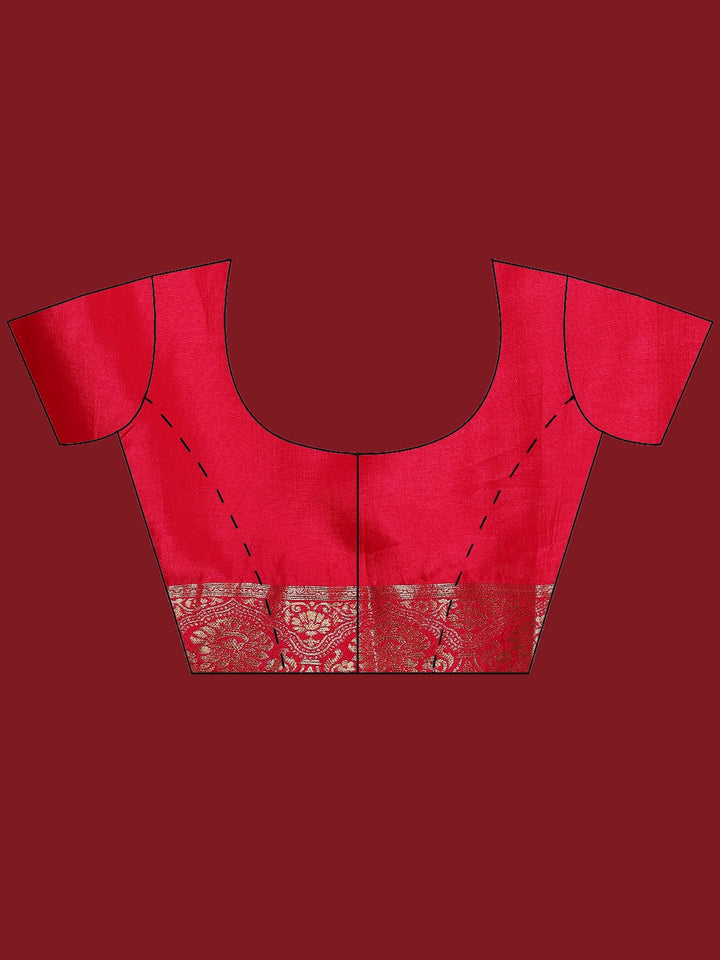 Woven Design Satin Saree