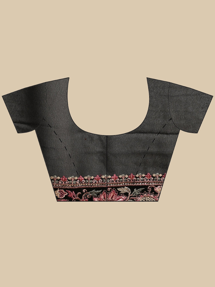 Embroidered Georgette Saree