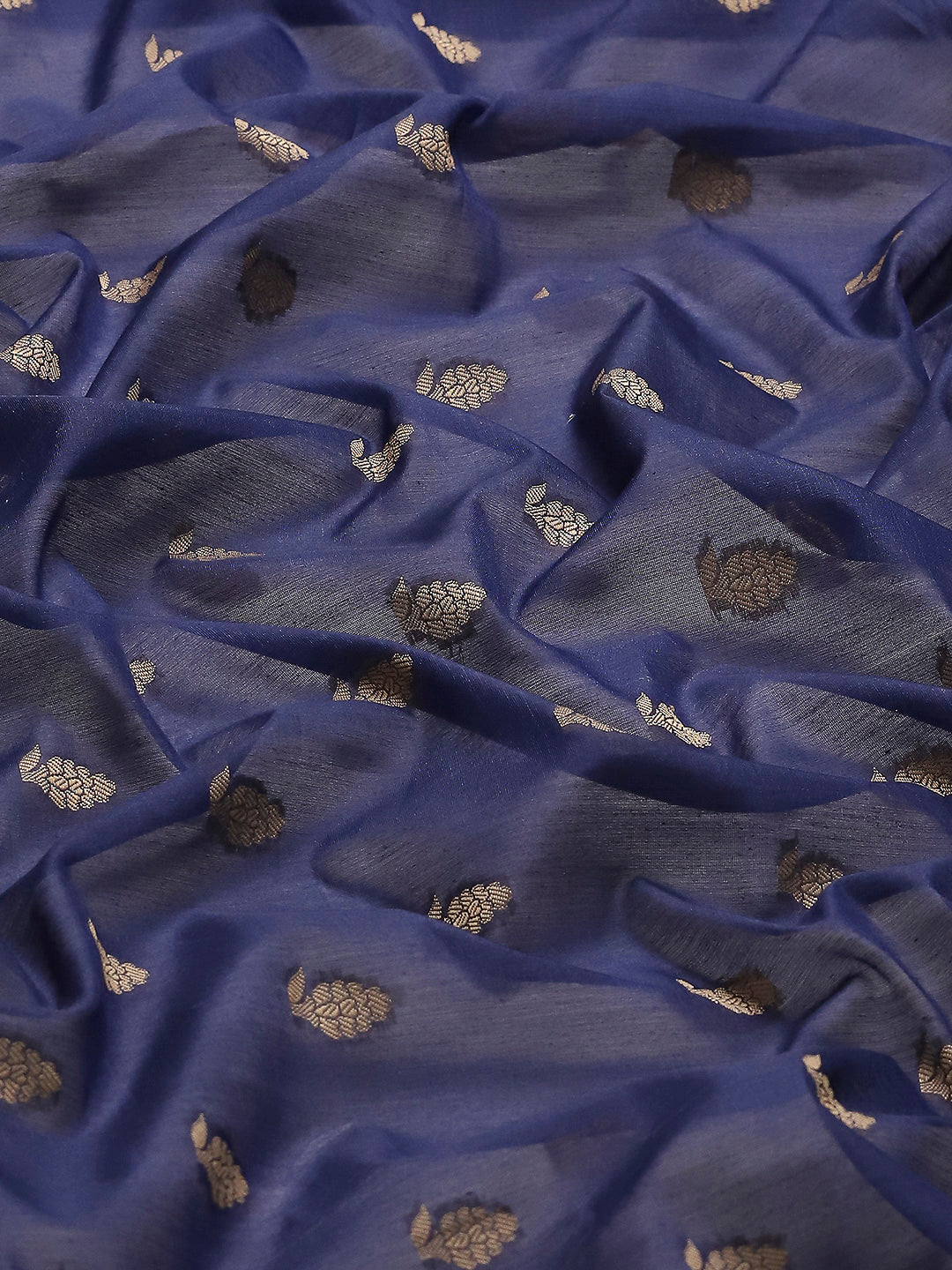 Resham Woven Design Cotton Blend Woven Saree
