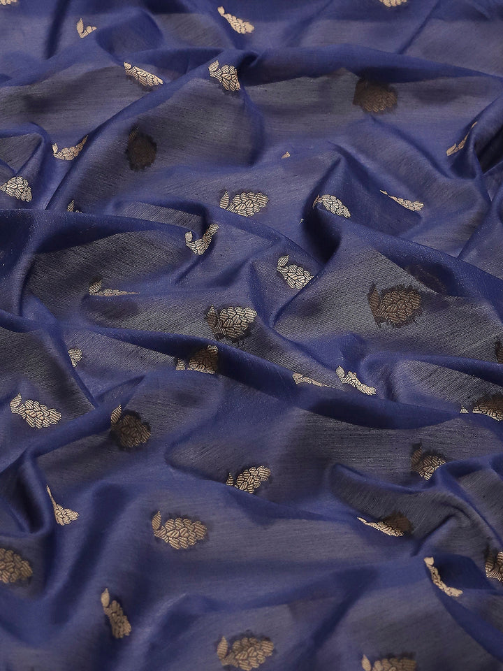 Resham Woven Design Cotton Blend Woven Saree