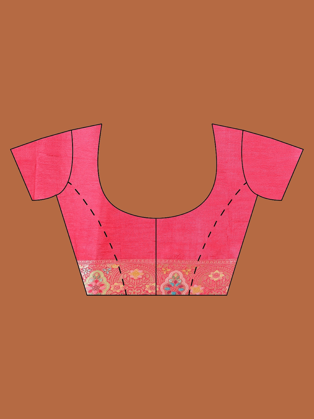Woven Design Satin Saree