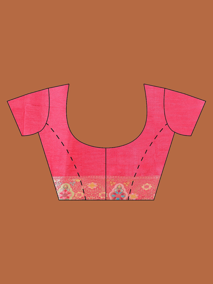 Woven Design Satin Saree