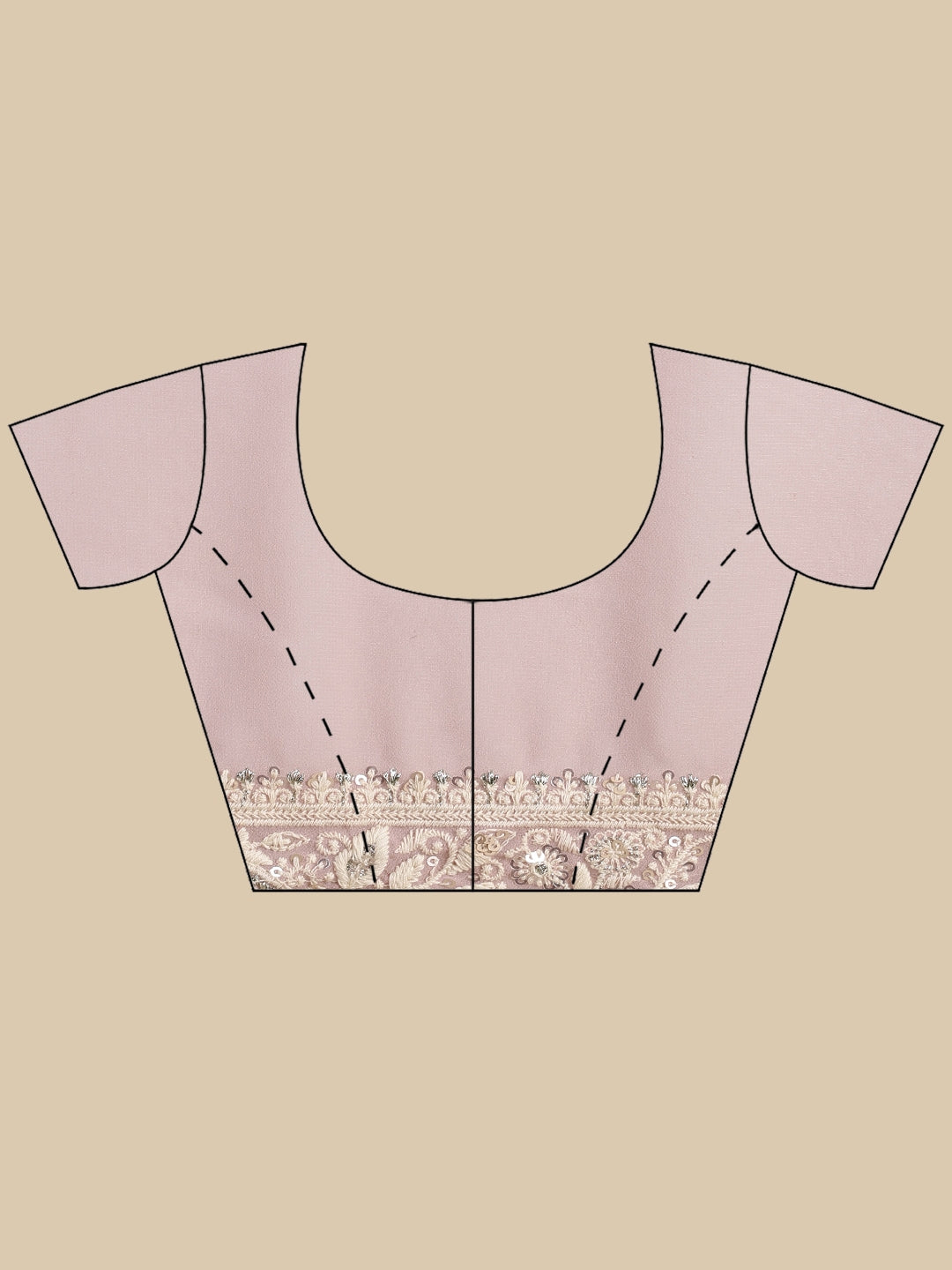 Embroidered Georgette Saree
