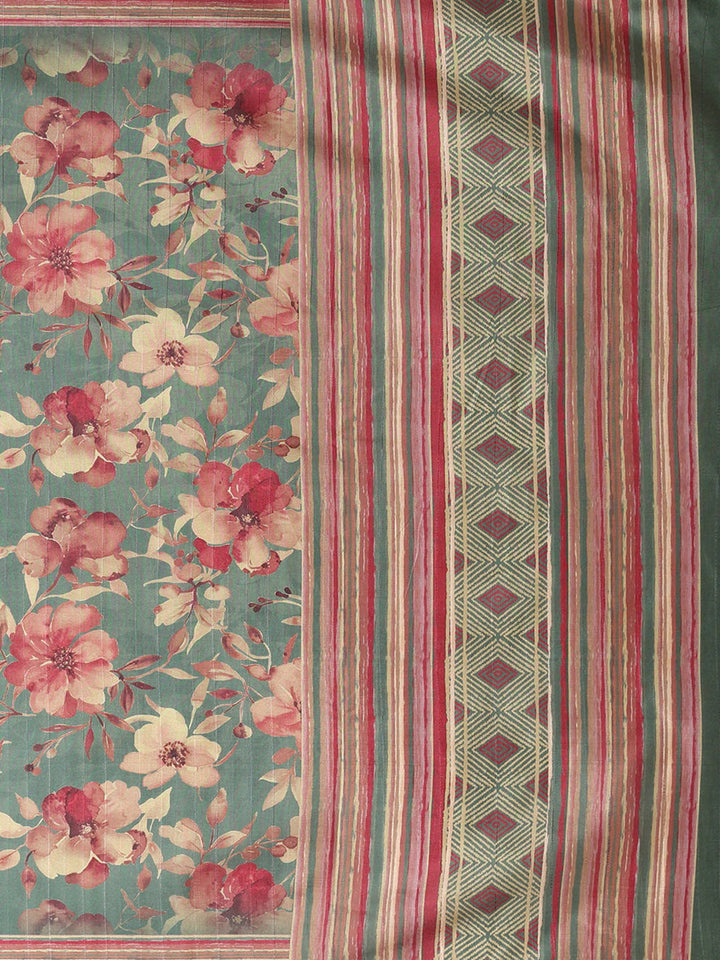 Printed Dola Silk Saree