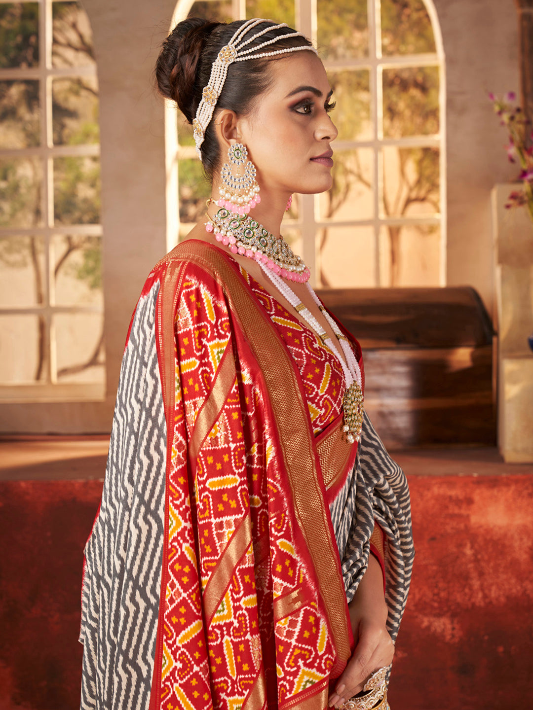 Digital Printed Art Silk Saree