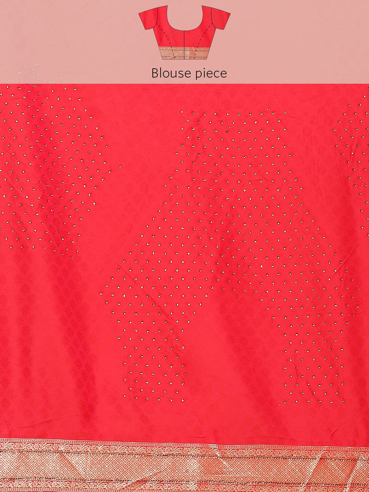 Stone Jaal Banarasi Art Handloom Saree