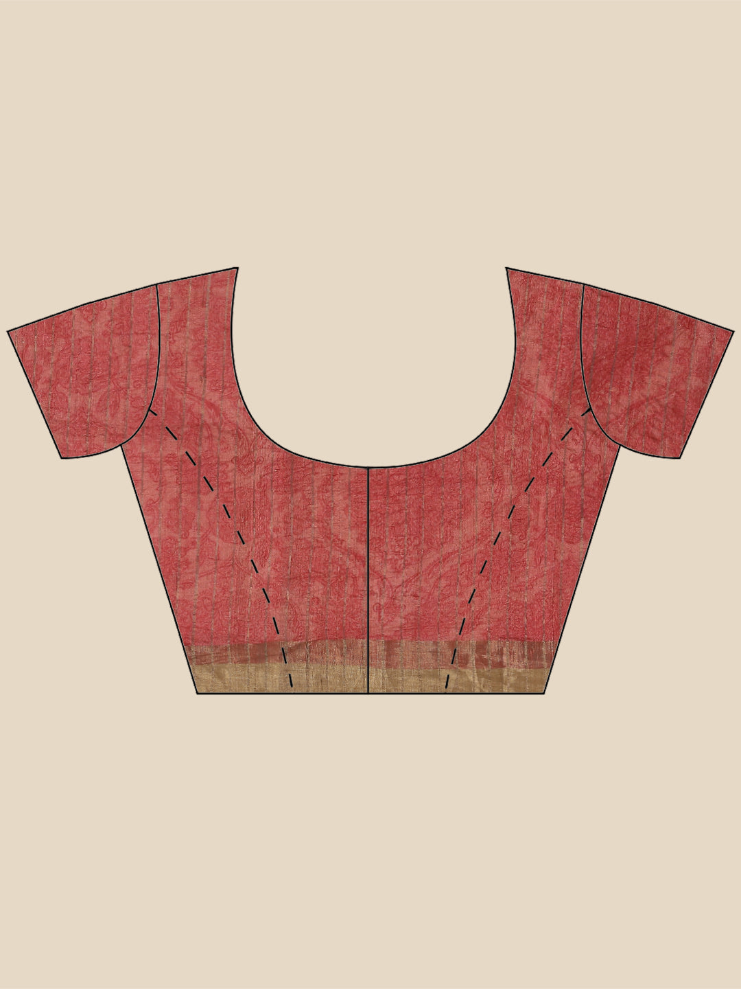 Printed Tussar Saree