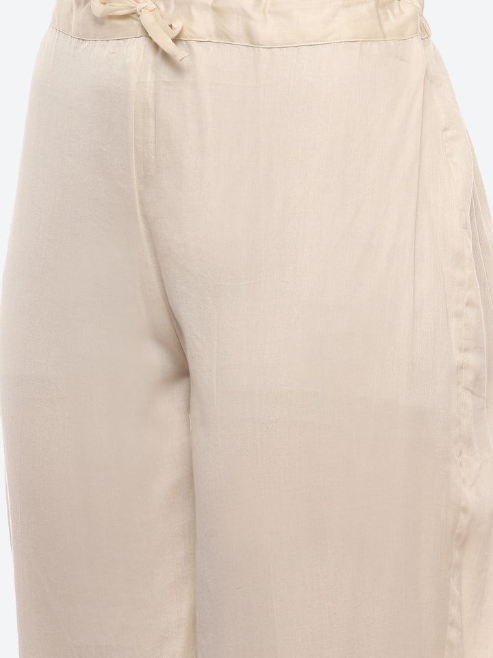 Resham Neck Booti Cotton kurta With Pant &amp; Dupatta