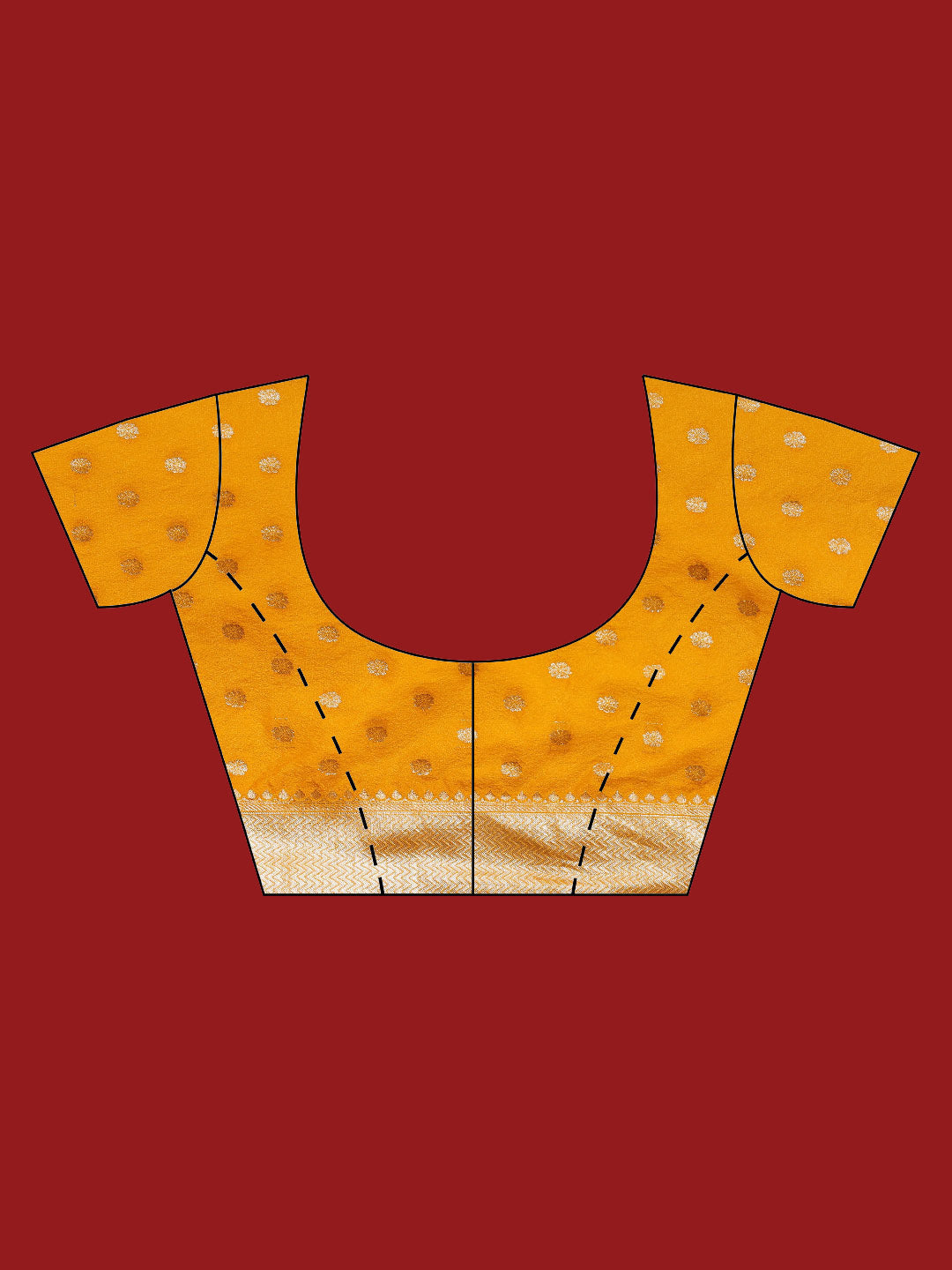 Zaari Jaal Woven Crepe Saree