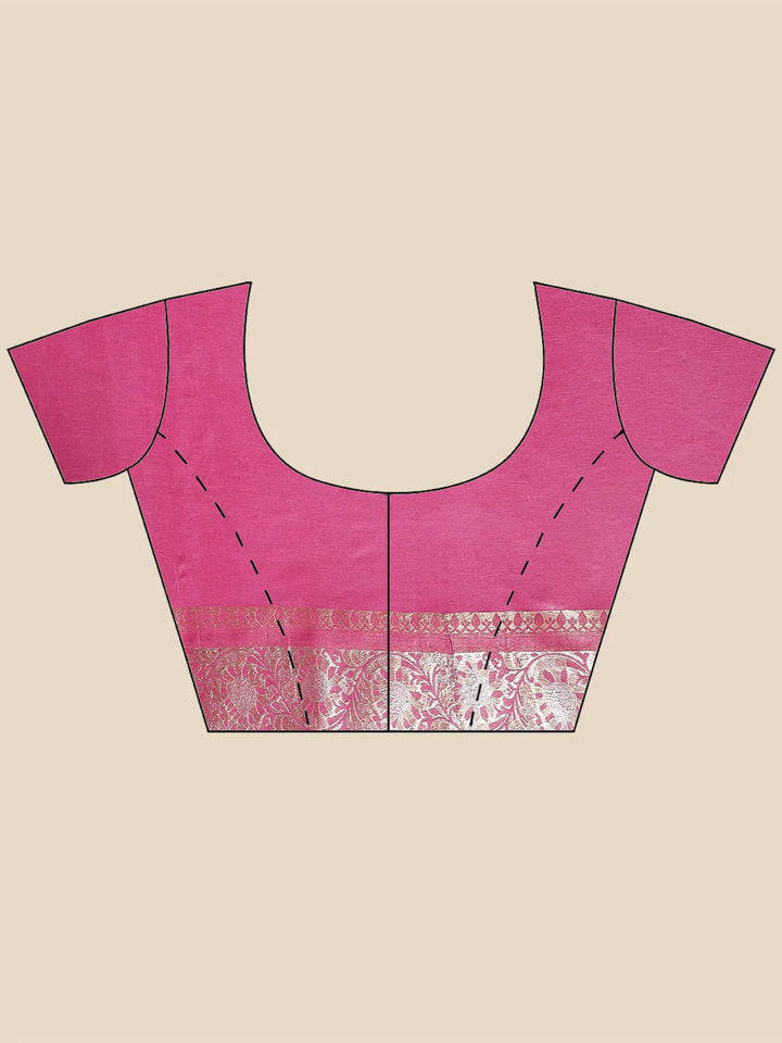 Zari Border Art Handloom Woven Saree
